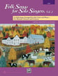 Folk Songs for Solo Singers, Vol. 2 Vocal Solo & Collections sheet music cover